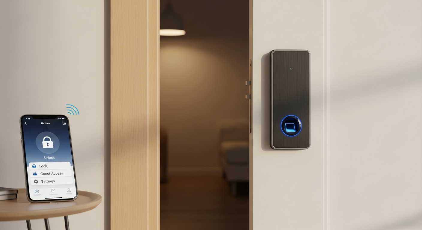 digital keypad smart lock installation — Johnson County Locksmiths